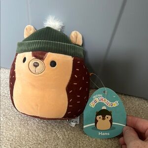 Squishmallows Brown and Green Stuffed Animal Plush